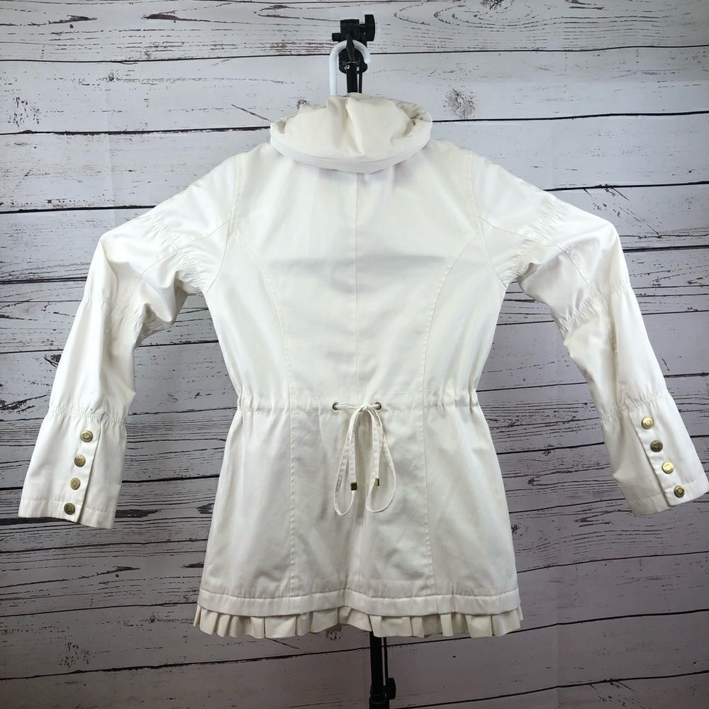 Betsey Johnson XS Hooded Lined Jacket Drawstring - Picture 12 of 12